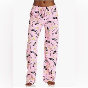 NWT pink champagne pajama pants, sz small